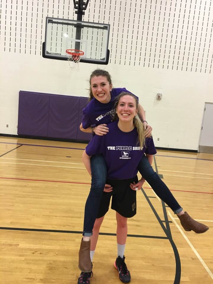 Jenna Schulz with friends