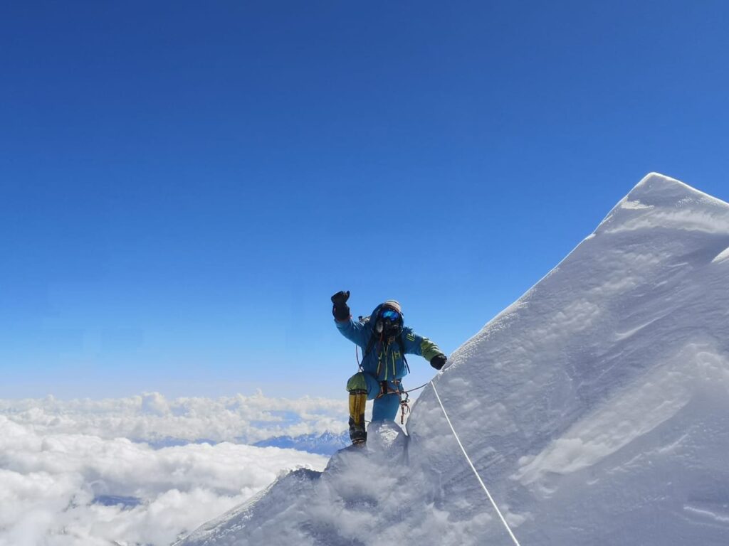 Jill Wheatley in the mountains