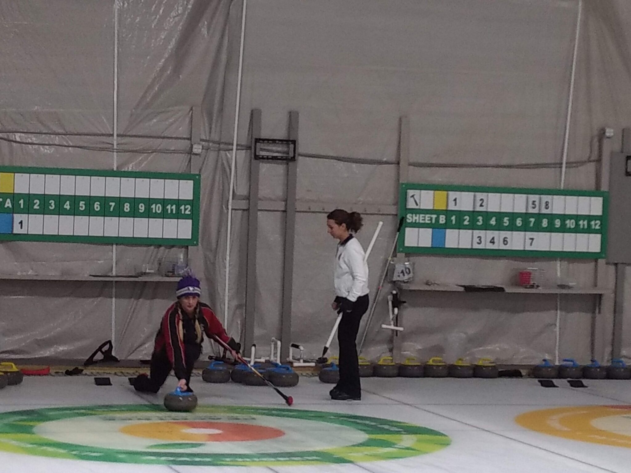 Ally Crich curling